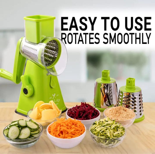 Table Top Drum Multifunctional Roller Vegetable Cutter